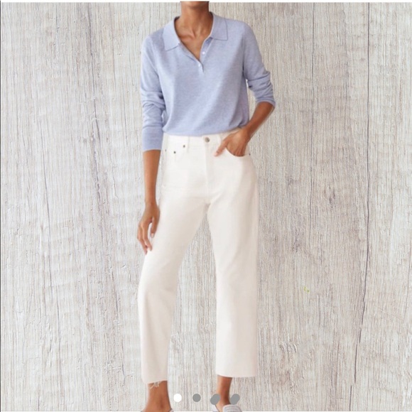 Mango Denim - NWT Mango Straight fit cropped jeans